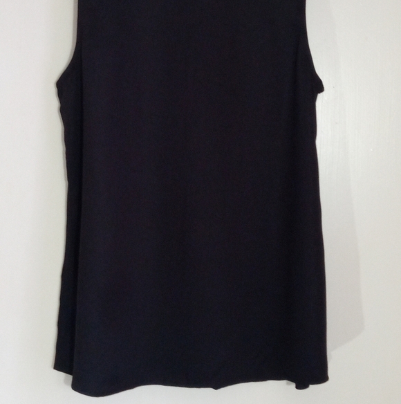 Soft Surroundings black modal sleeveless top women's size medium petite - Picture 8 of 8